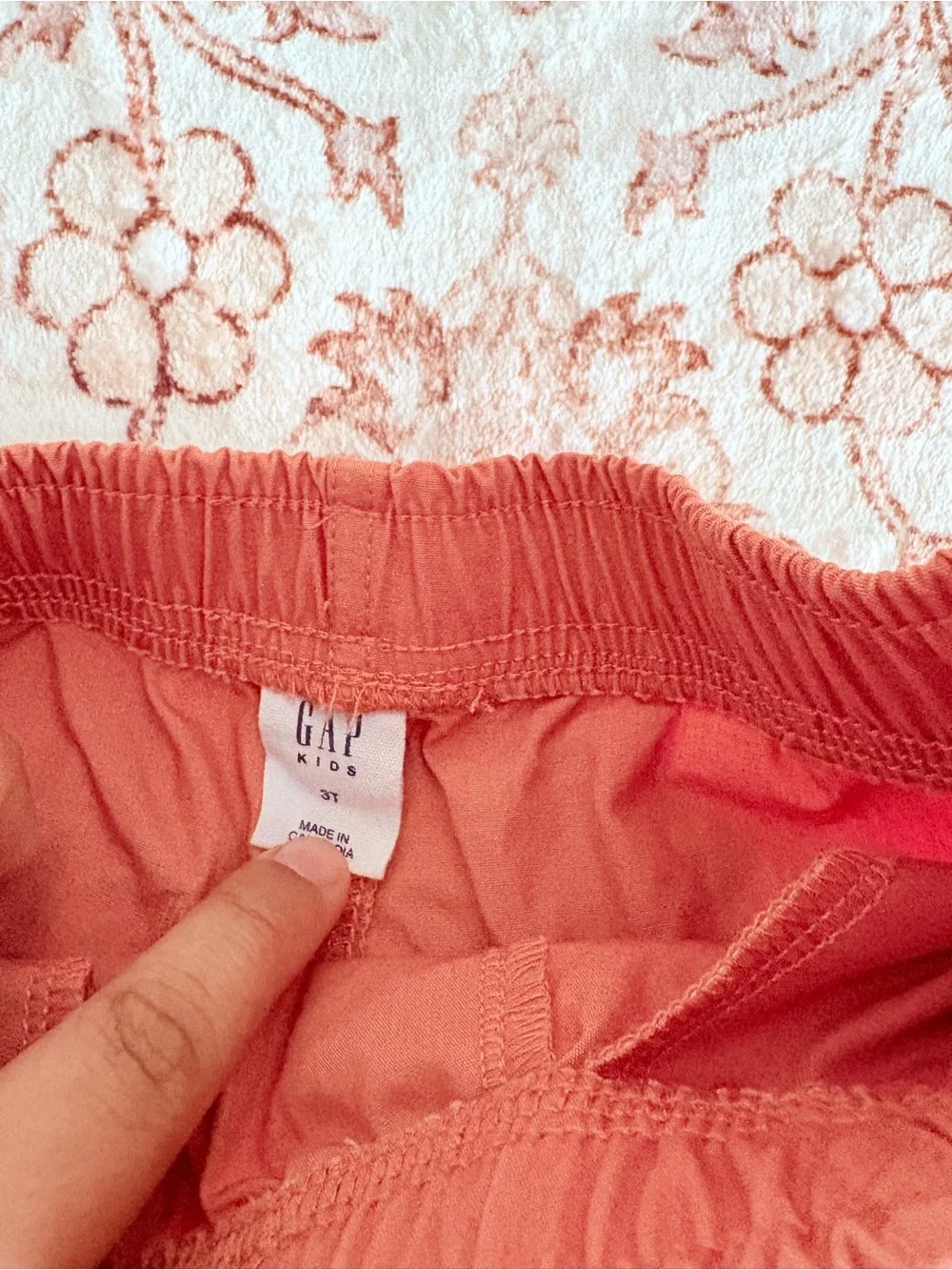 GAP Coral Drawstring Kids Shorts